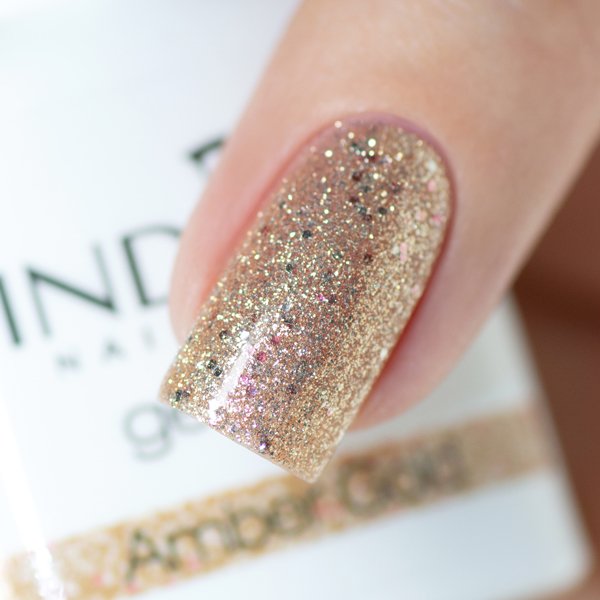 Amber Gold Gel Polish 7ml - Image 3