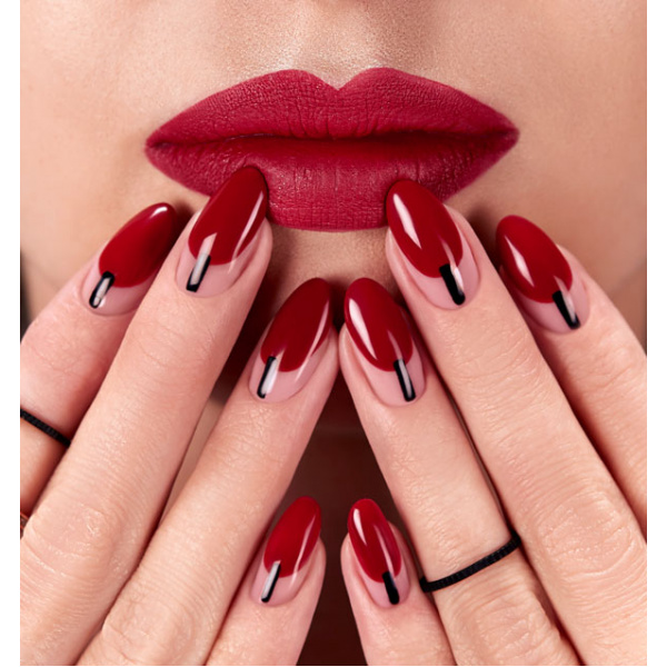 Retro Red Gel Polish 7ml - Image 4