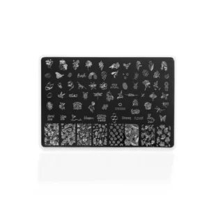 Stamping plate Spring 02 - 1pcs