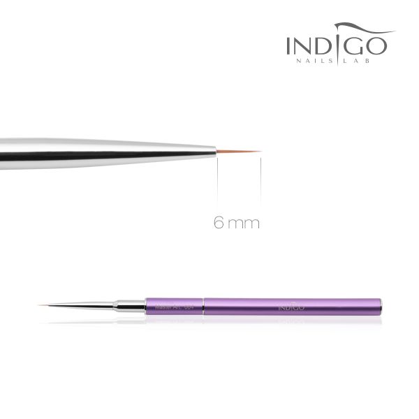 Brush Indigo Master Nail Art 004 (metal handle)