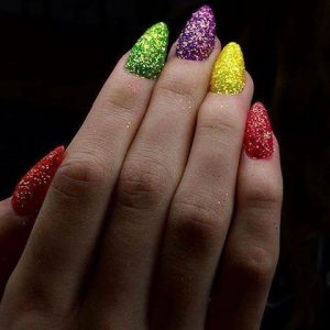 Neon pixel effect